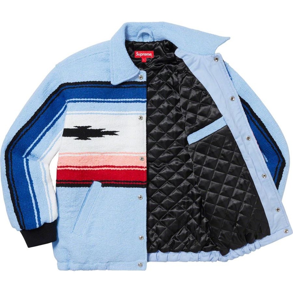Like New Supreme Taxcala Blanket Men’s Jacket In Light Blue - Size L - Picture 15 of 16